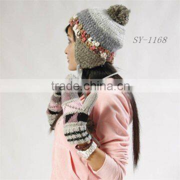 knitted earmuff hat