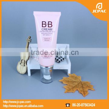 50 ml Pink Pump Cream Tube, Cosmetic Tube with Airless Pump