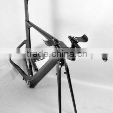 Dengfu nice design oem carbon tt bike frame UD matt or glossy finish