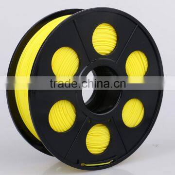 Yellow color 1.75mm PLA 3D printer pen filament