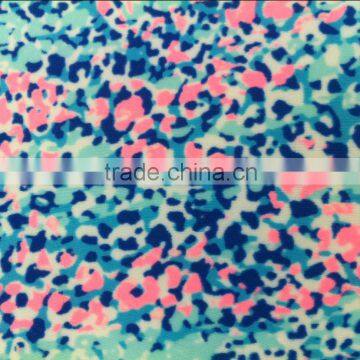 fashion design printed lycra fabric for swimwear fabric stocklot