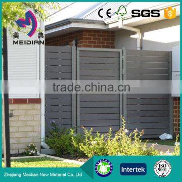 Easy installation Anti-uv wpc composite picket fencing