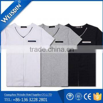 180 Grams New Style Silk/cotton Short Sleeve Custom High End Tshirts photo-2