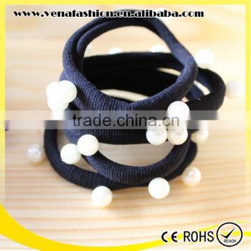 pearls elastic band hair ring, hair ponytai rings