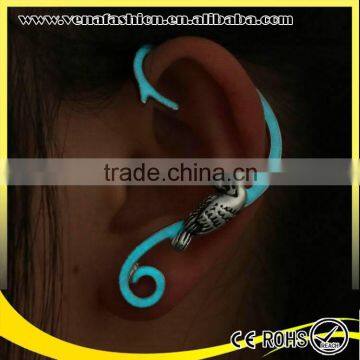 woodpecker glow in the dark made in china no hole earring