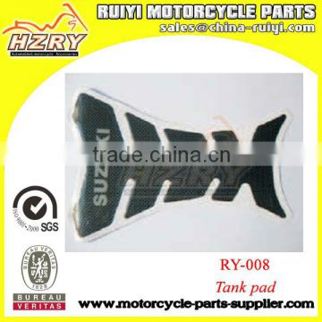 Motorcycle tank pad