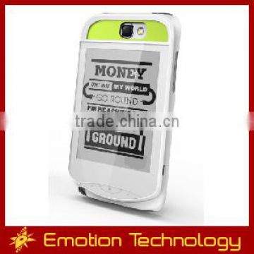 OAXIS InkCase N2 White Electronic Ink E-Ink Case for Samsung Galaxy Note 2