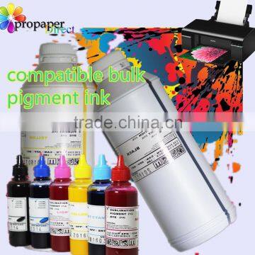 Compatible bulk water based pigment printer ink