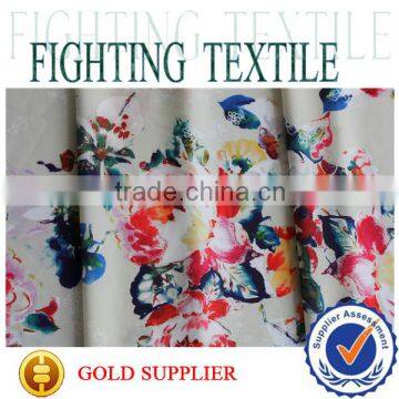 Floral Printed Stretch Chiffon Fabric for Dress and Blouse photo-3