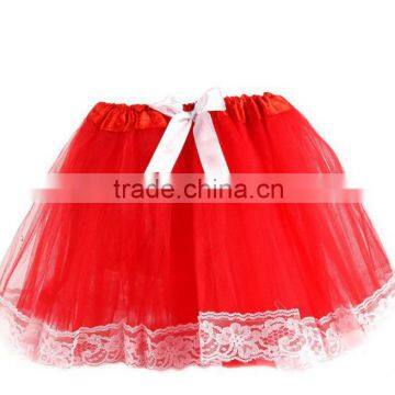 wholesale red tutu lace tutu cheap girls tutu skirts