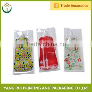 China Manufacturer OEM resealable food spout bag,blood drinking spout bag,biodegradable spout bag