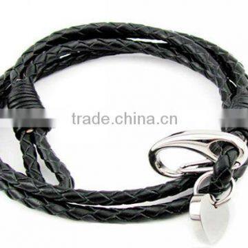 High quality best selling bracelet leather usb bracelet