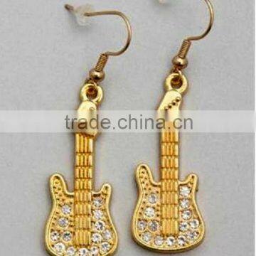 2013 New design fashion ladies earrings 18 k gold jewelry #E3032-1