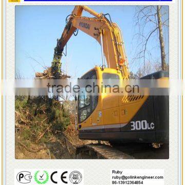 made in china hydraulic log grab for excavator