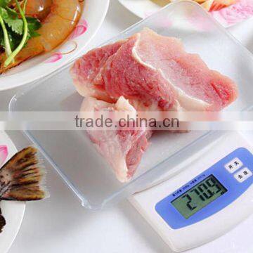 Brushed Stainless Steel Digital Electronic Food Bakery Scale 500g 0.01g