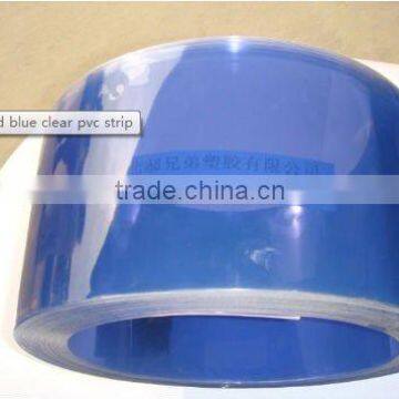 standard blue clear pvc strip