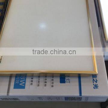 18W cool white 300*600 kitchen gold ceiling LED panel lighting