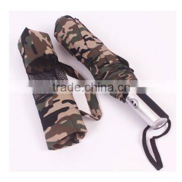 3 Fold Military Camouflage Automatic Umbrella photo-3
