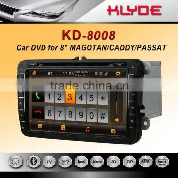 KLYDE KD-8008 touch screen GPS with PIP car radio for volkswagen