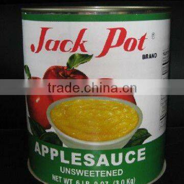 canned apples sauce