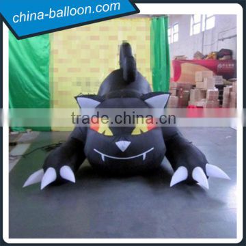 Halloween inflatable black cat inflatable cat cartoon for decoration