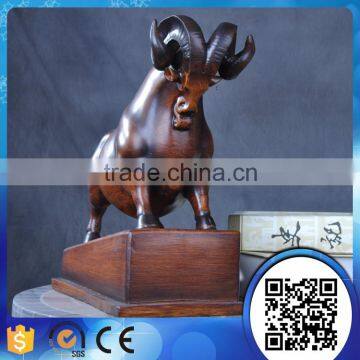 Custom high quality strong goat sculpture with resin goat statues for home decoration