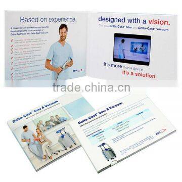 Ads display 5 inch video greeting card for gift usage