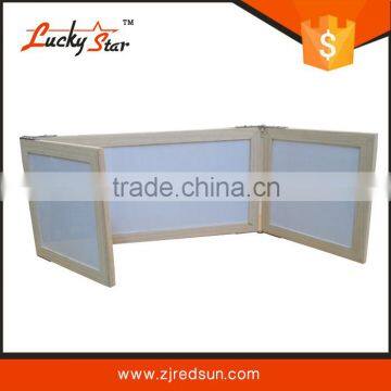Hot Selling programmable writable LED Light Board With Wooden-alike Frame Wooden LED Writing Board LED Fluorescen Writing Board