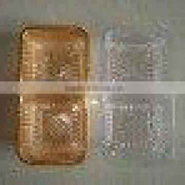 Vacuum forming blister tray for cake packaging
