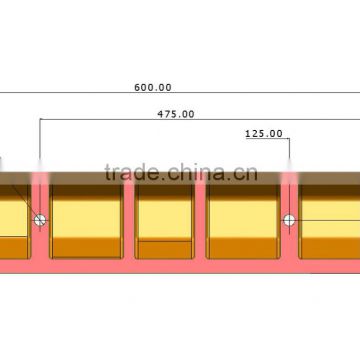 Rubber cable protector ramp