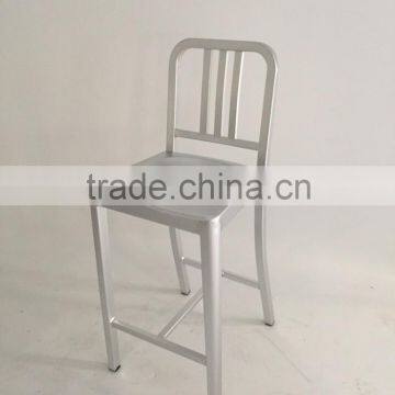 Aluminium stool / side bar chair / navy stool/ navy barstool