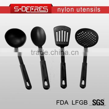 Food grade 100% nylon non-stick cook ware fast food kitchen utensils