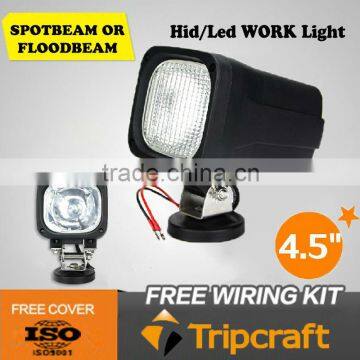5.7'' 35w hid work light 3200lum hid xenon off road lamp for suv boat truck tractor hid driving lamp auto working light