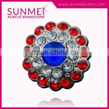 Factory Direct Antique Colored Acrylic Gems Buttons