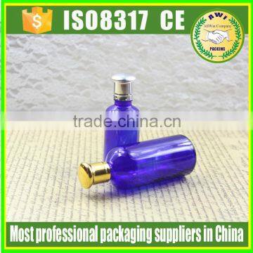 Empty Glass Eye Dropper Blue Serum Bottles for Aromatherapy Essential Oils photo-2