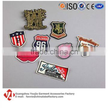 Free Style Design Embroidery Patches Clothing Badges