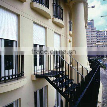 Sliding window roller shutter