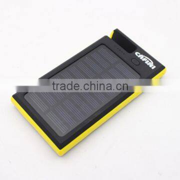 2016 hot sale solar energy power bank, solar backpack for ourtdoor charging