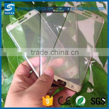 wholesale 3D full cover silk print tempered glass film for samsung s7 edge