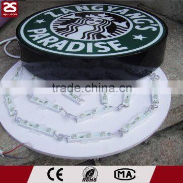 LED Acrylic Double Sides Round Vacuum Formed Display Light Box for Chain Shop photo-6