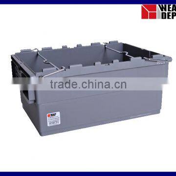 600*400*260mm Heavy Duty Plastic Bin with Bars for Material Hnakding