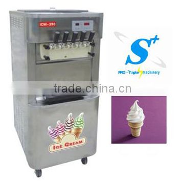 Powerful electric cooling system counter top frozen yogurt machine 2014 (ICM-T390)