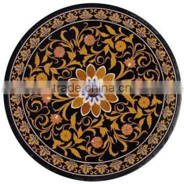 Marble Inlay Flooring , Marble Medallion , Stone Mosaic Medallion