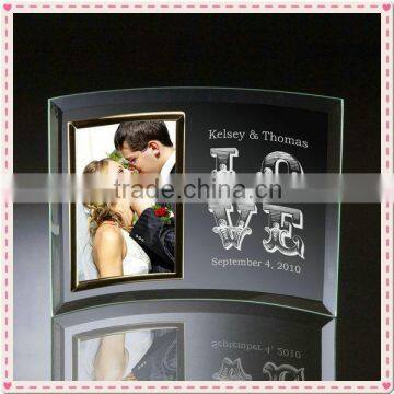 Curved Romantic Picture Frame Set For Wedding Decoration