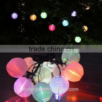 Solar Power 10 LED Light #U Fairy String Lantern Multi-Color christmas Lamp Garden Outdoor