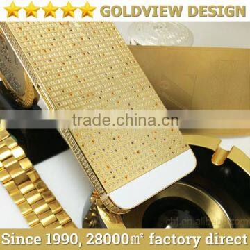 Lower Price High quality gold color housing kit for iphone 5