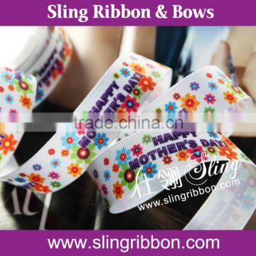 Printed Grosgrain Ribbons For Mother's Day