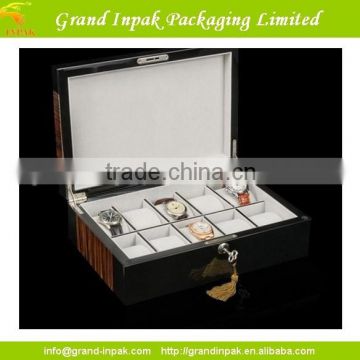 Luxury and unique wooden watch and jewelry gift packaging box