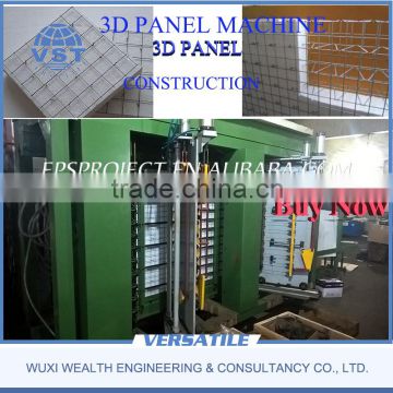 Construction Building Used EPS Automatically 3D Wall Panel Machines