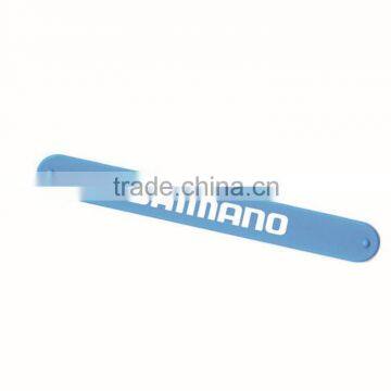 Custom logo printed cheap price blank slap bracelet